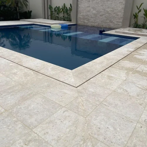 Piso Travertino Escovado